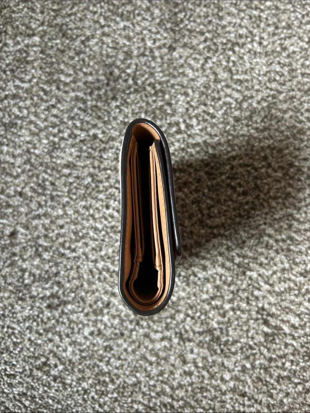 Tory Burch Pink Fold-Over Leather Wallet